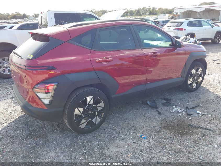 2024 Hyundai Kona Sel VIN: KM8HB3AB1RU081784 Lot: 43961437