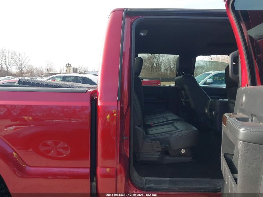 2015 Ford F-250 Lariat VIN: 1FT7W2BTXFEC11833 Lot: 43961438