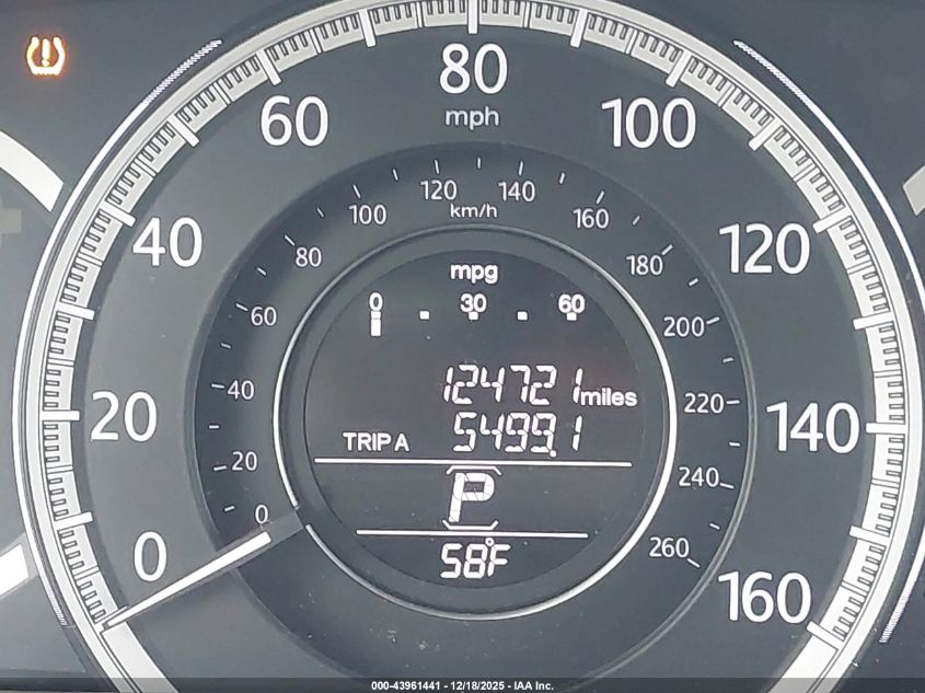 2013 Honda Accord Ex VIN: 1HGCR2F76DA259242 Lot: 43961441