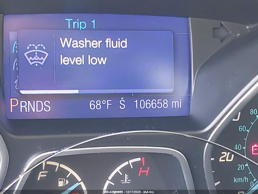 2013 Ford Focus Se VIN: 1FADP3F26DL216839 Lot: 43961445