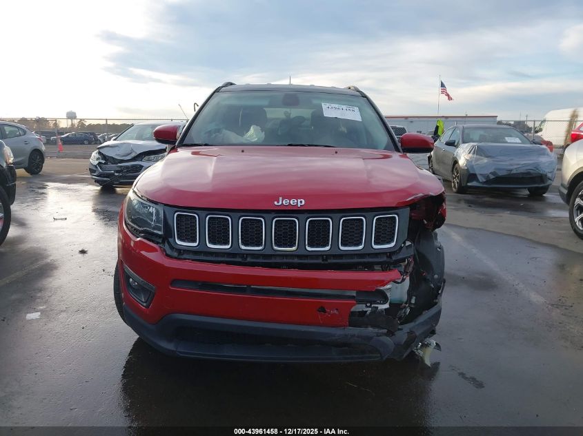 2018 Jeep Compass Latitude 4X4 VIN: 3C4NJDBBXJT115072 Lot: 43961458