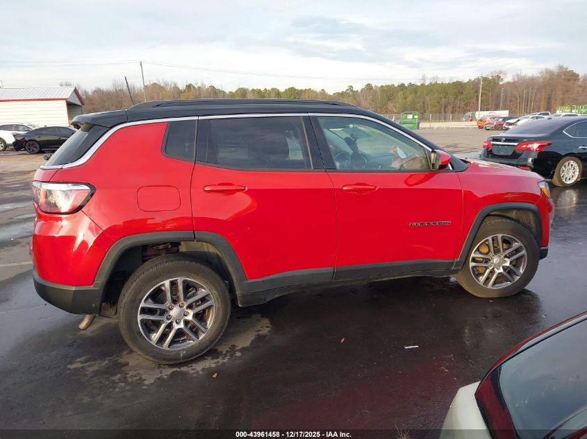 2018 Jeep Compass Latitude 4X4 VIN: 3C4NJDBBXJT115072 Lot: 43961458
