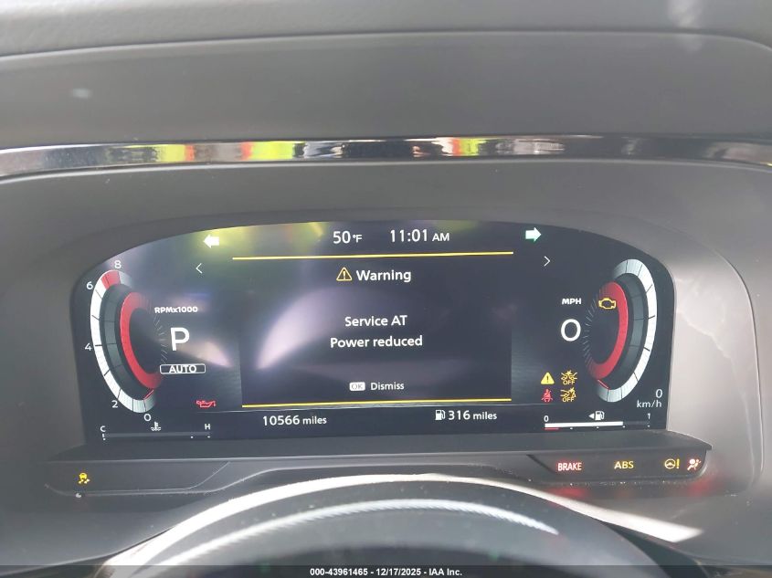 2024 Nissan Pathfinder Platinum VIN: 5N1DR3DJ2RC211395 Lot: 43961465