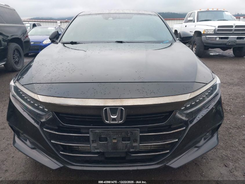 2021 Honda Accord Sport VIN: 1HGCV1F38MA110172 Lot: 43961470