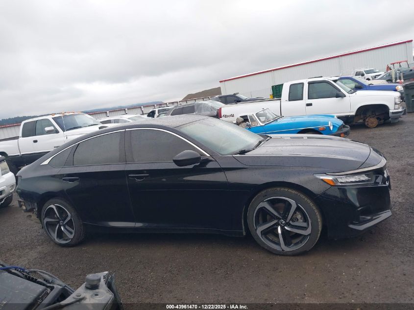 2021 Honda Accord Sport VIN: 1HGCV1F38MA110172 Lot: 43961470