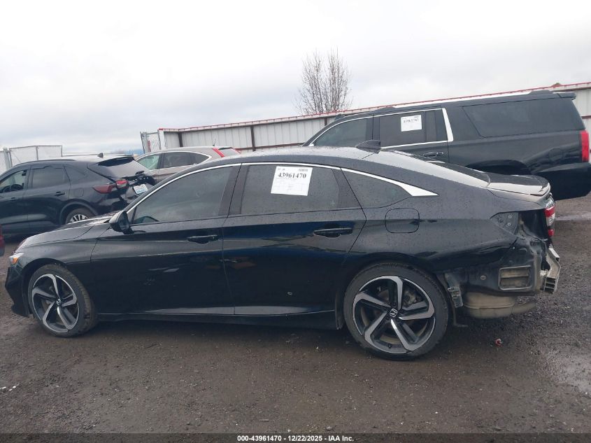 2021 Honda Accord Sport VIN: 1HGCV1F38MA110172 Lot: 43961470