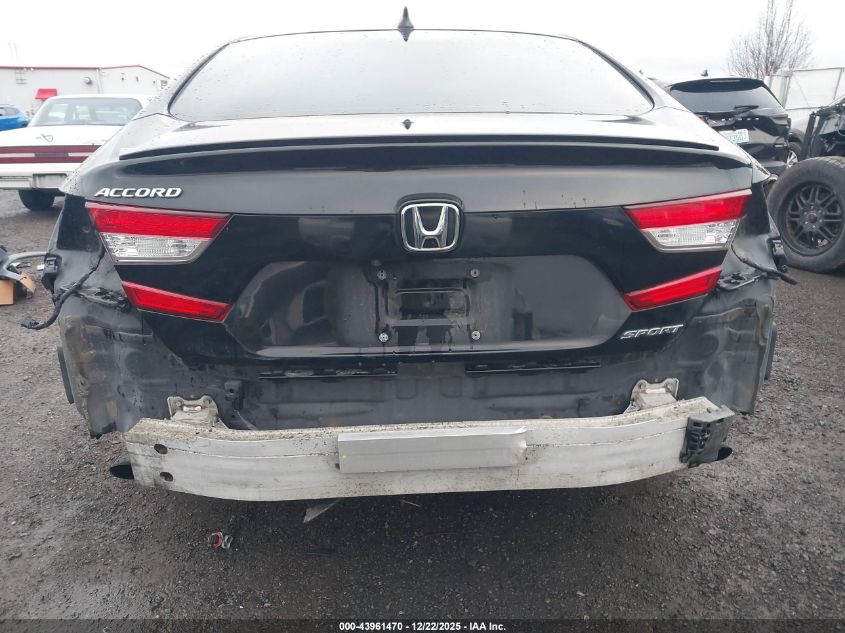 2021 Honda Accord Sport VIN: 1HGCV1F38MA110172 Lot: 43961470