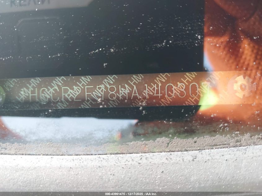 2017 Honda Accord Ex VIN: 1HGCR2F78HA140307 Lot: 43961475