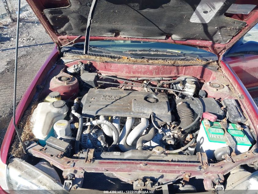 2000 Chevrolet Prizm Lsi VIN: 1Y1SK5282YZ413446 Lot: 43961483