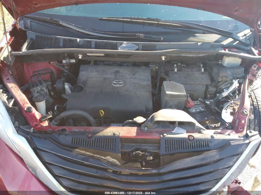 2012 Toyota Sienna Le V6 8 Passenger VIN: 5TDKK3DC8CS254999 Lot: 43961490