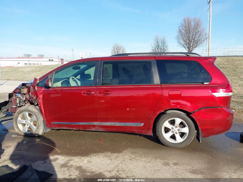 2012 Toyota Sienna Le V6 8 Passenger VIN: 5TDKK3DC8CS254999 Lot: 43961490