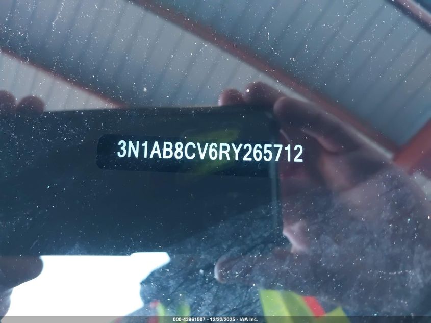 2024 Nissan Sentra Sv Xtronic Cvt VIN: 3N1AB8CV6RY265712 Lot: 43961507