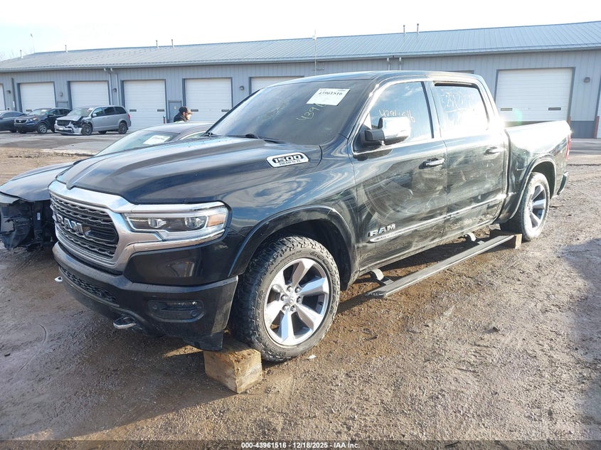 Vin: 1c6srfht5kn525875, lot: 44457174, ram 1500 limited  4x4 5'7 box 20192