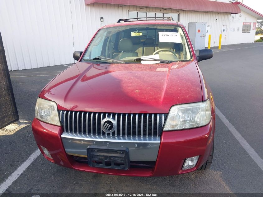 2006 Mercury Mariner Hybrid VIN: 4M2CU98H36KJ11102 Lot: 43961519