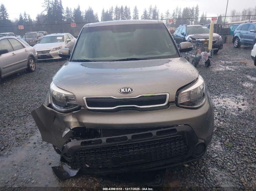 2014 Kia Soul + VIN: KNDJP3A59E7034366 Lot: 43961518