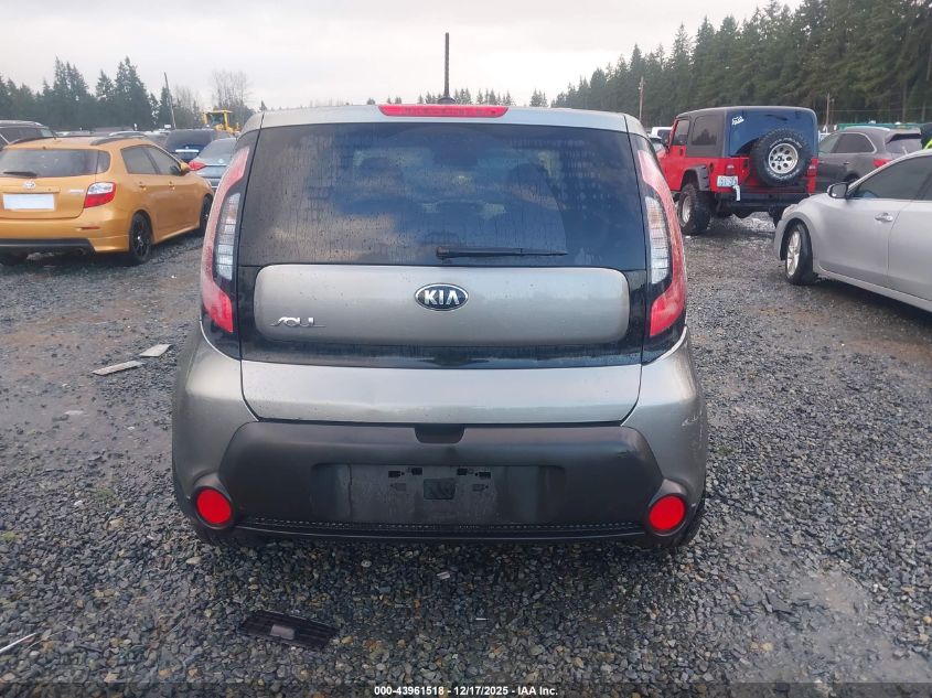2014 Kia Soul + VIN: KNDJP3A59E7034366 Lot: 43961518