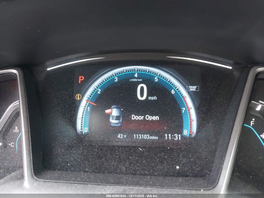 2016 Honda Civic Ex-L VIN: 19XFC1F72GE042781 Lot: 43961534