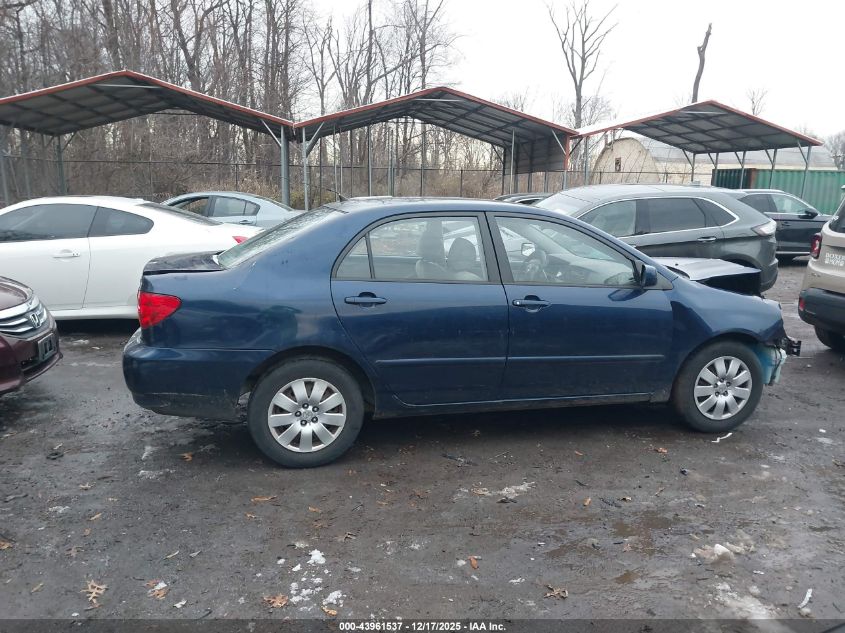 2004 Toyota Corolla Le VIN: 2T1BR32E44C220343 Lot: 43961537