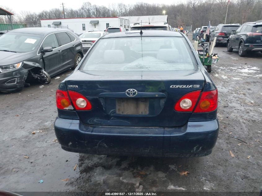 2004 Toyota Corolla Le VIN: 2T1BR32E44C220343 Lot: 43961537
