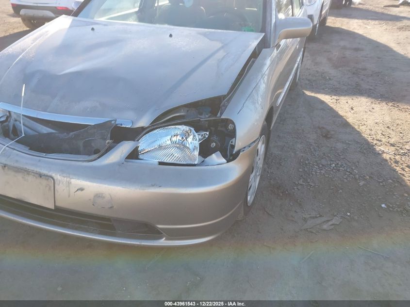 2003 Honda Civic Ex VIN: 1HGES26743L036696 Lot: 43961543