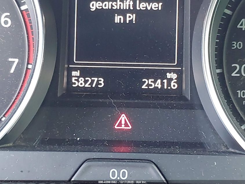 2015 Volkswagen Golf Gti 2.0T Se 4-Door VIN: 3VW4T7AU7FM017285 Lot: 43961562