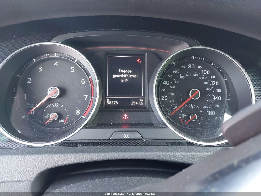 2015 Volkswagen Golf Gti 2.0T Se 4-Door VIN: 3VW4T7AU7FM017285 Lot: 43961562