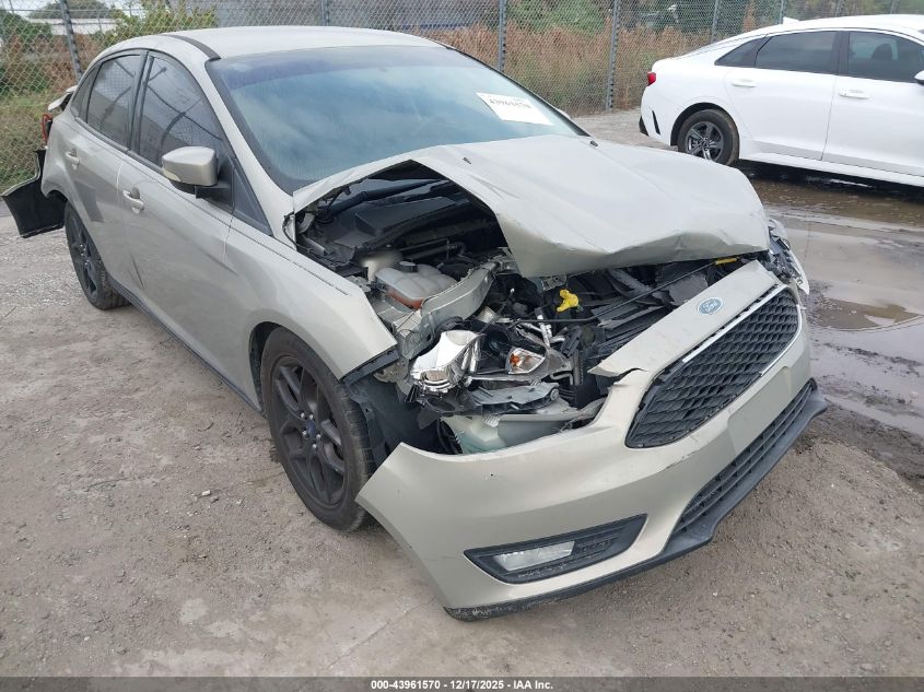 2015 Ford Focus Se VIN: 1FADP3F22FL378597 Lot: 43961570