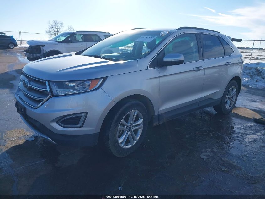 2017 Ford Edge Sel VIN: 2FMPK4J88HBB34474 Lot: 43961599