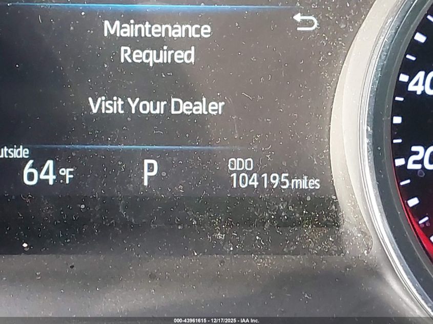 2020 Toyota Camry Xse V6 VIN: 4T1KZ1AK9LU044186 Lot: 43961615