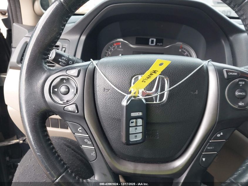 2016 Honda Pilot Ex-L VIN: 5FNYF5H53GB031673 Lot: 43961624