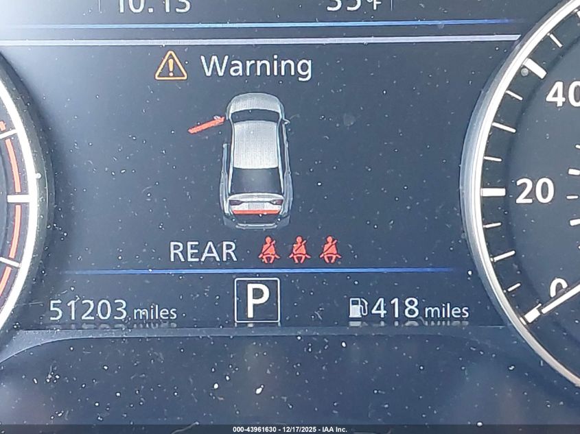 2023 Nissan Altima Sv Intelligent Awd VIN: 1N4BL4DW8PN339047 Lot: 43961630