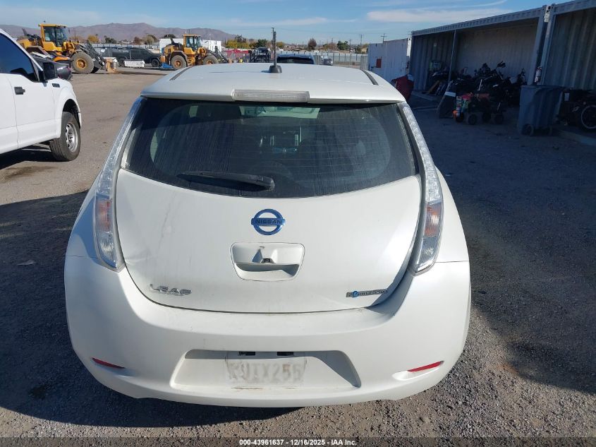 2016 Nissan Leaf Sv VIN: 1N4BZ0CP7GC307316 Lot: 43961637