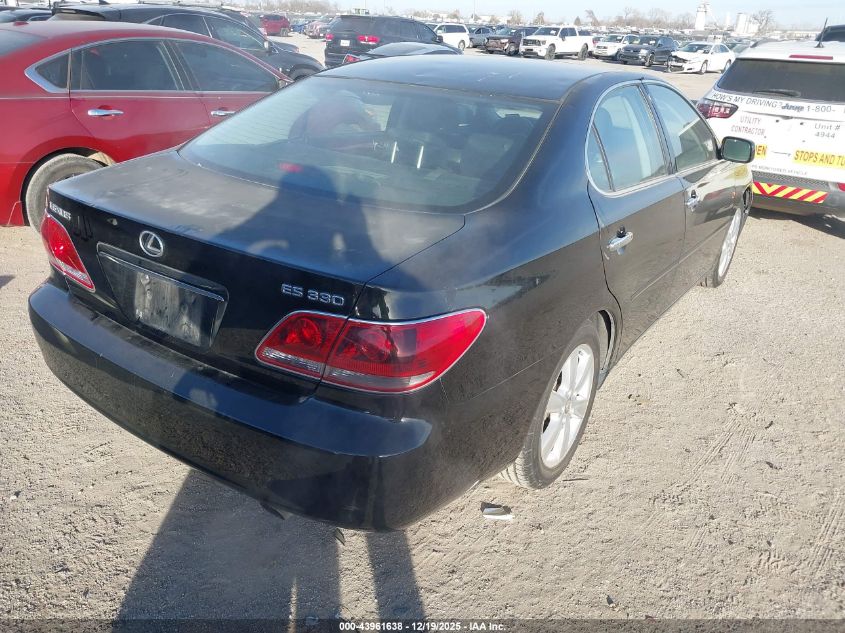 2005 Lexus Es 330 VIN: JTHBA30G255087414 Lot: 43961638