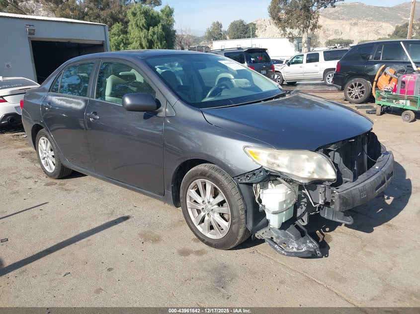 2009 TOYOTA COROLLA Black VIN: 1NXBU40EX9Z113312