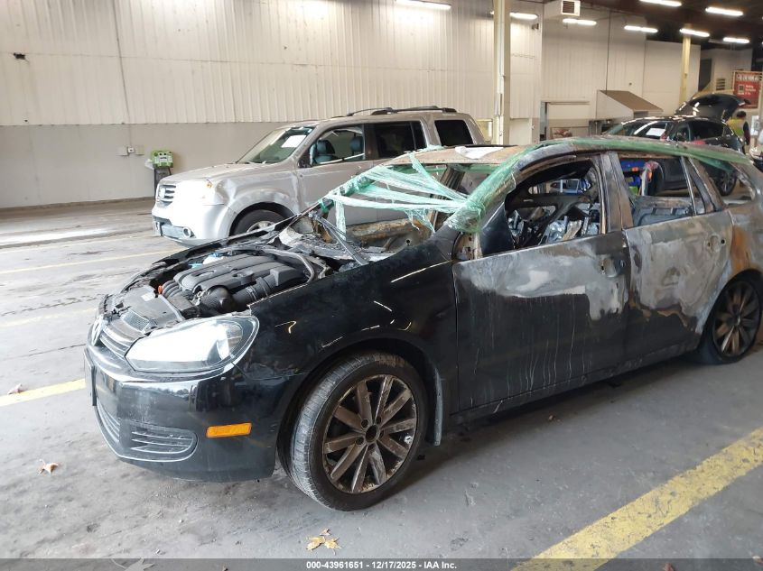 2012 Volkswagen Jetta Sportwagen 2.5L Se VIN: 3VWPP7AJ2CM627890 Lot: 43961651