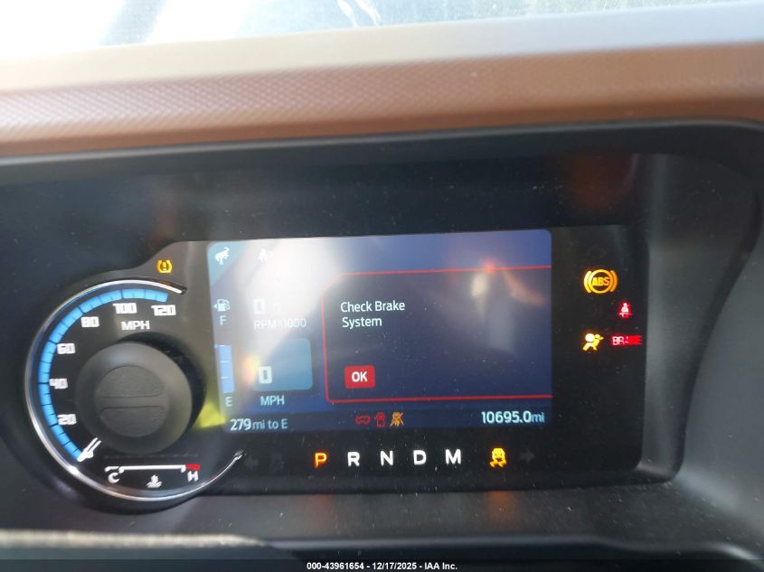 2024 Ford Bronco Outer Banks VIN: 1FMEE8BP0RLA52431 Lot: 43961654