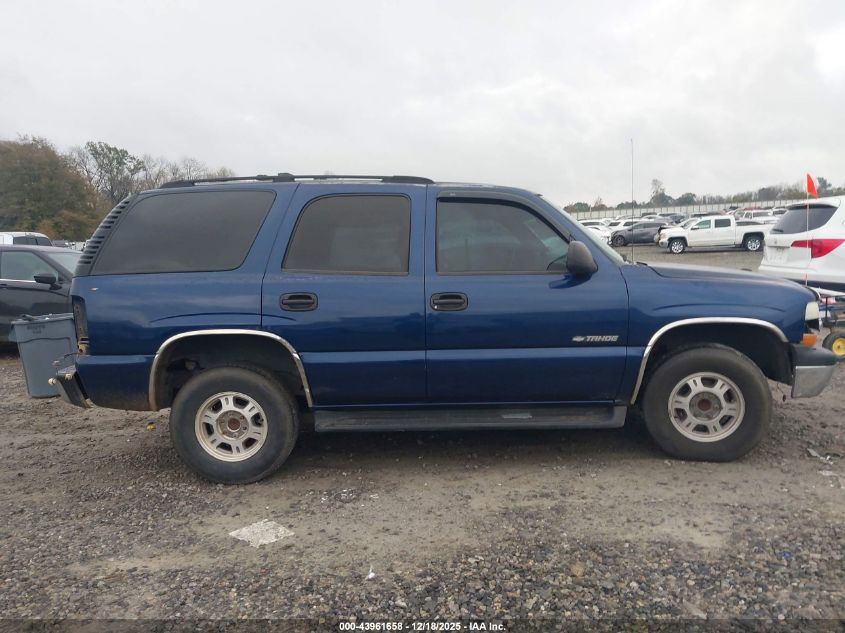 2003 Chevrolet Tahoe Ls VIN: 1GNEC13V53R133127 Lot: 43961658