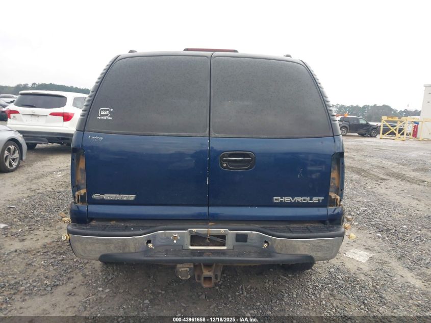 2003 Chevrolet Tahoe Ls VIN: 1GNEC13V53R133127 Lot: 43961658