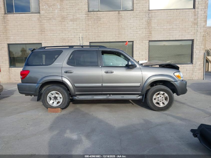 2006 Toyota Sequoia Limited V8 VIN: 5TDZT38A86S273058 Lot: 43961663