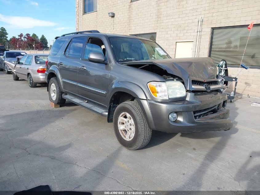 2006 Toyota Sequoia Limited V8 VIN: 5TDZT38A86S273058 Lot: 43961663