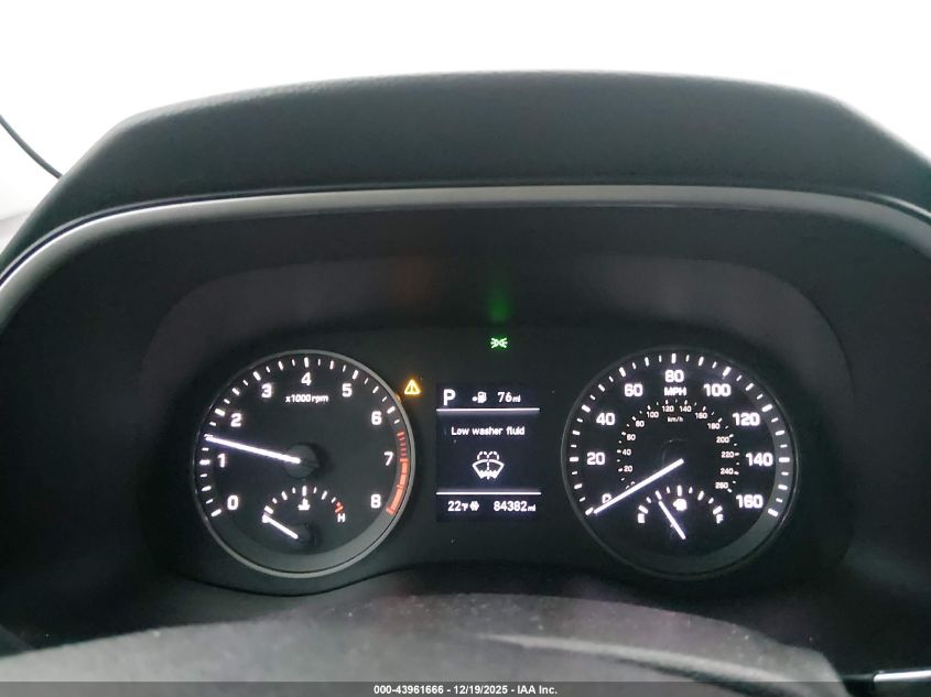 2019 Hyundai Tucson Value VIN: KM8J33A40KU996230 Lot: 43961666