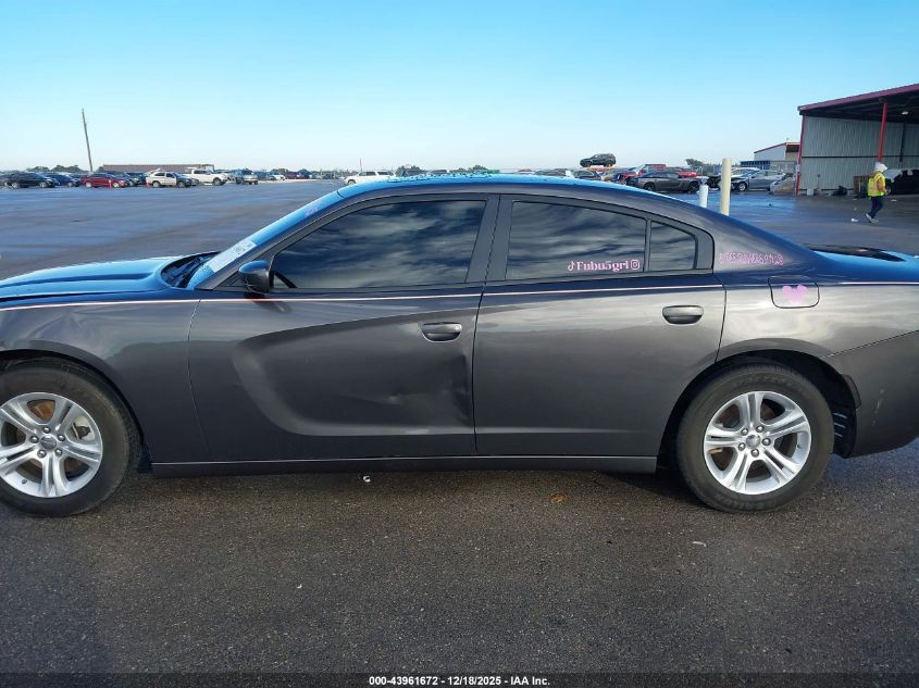 2022 Dodge Charger Sxt Rwd VIN: 2C3CDXBG4NH169143 Lot: 43961672