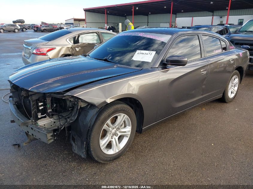 2022 Dodge Charger Sxt Rwd VIN: 2C3CDXBG4NH169143 Lot: 43961672