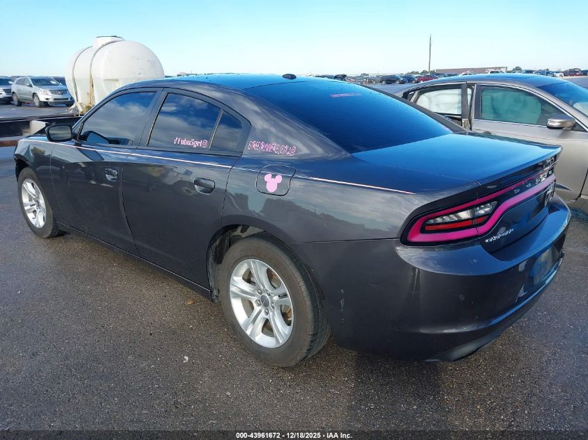 2022 Dodge Charger Sxt Rwd VIN: 2C3CDXBG4NH169143 Lot: 43961672