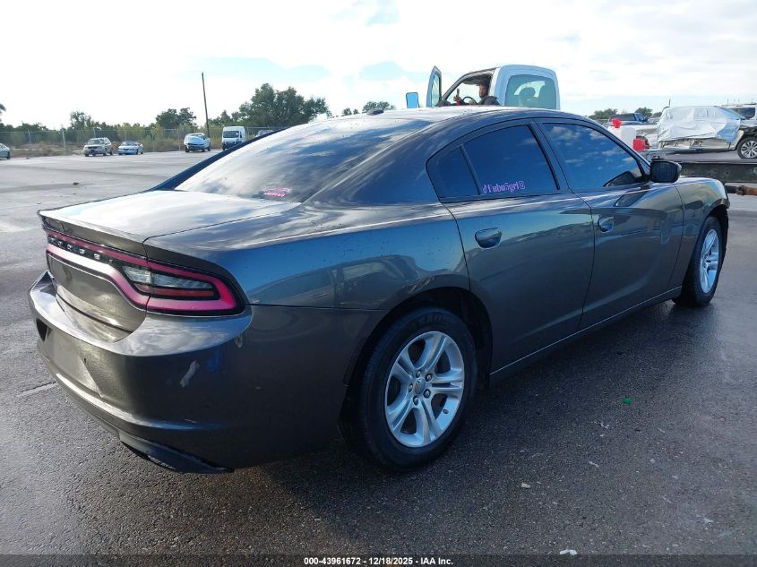 2022 Dodge Charger Sxt Rwd VIN: 2C3CDXBG4NH169143 Lot: 43961672