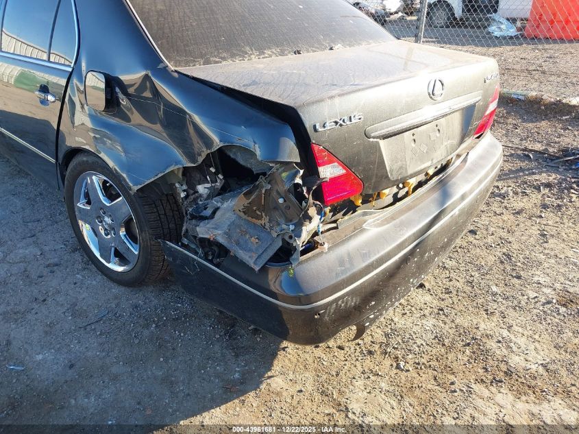 2005 Lexus Ls 430 VIN: JTHBN36F355028911 Lot: 43961681