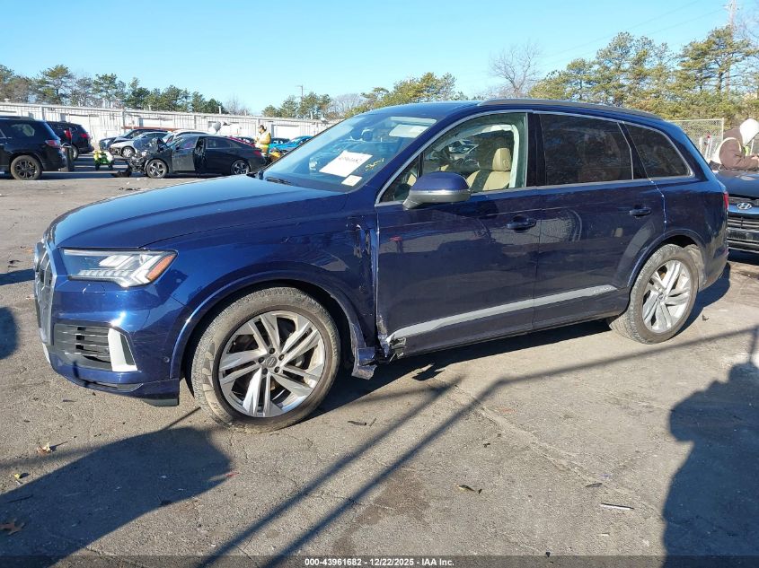 2020 Audi Q7 Prestige 55 Tfsi Quattro Tiptronic VIN: WA1VXBF78LD007741 Lot: 43961682