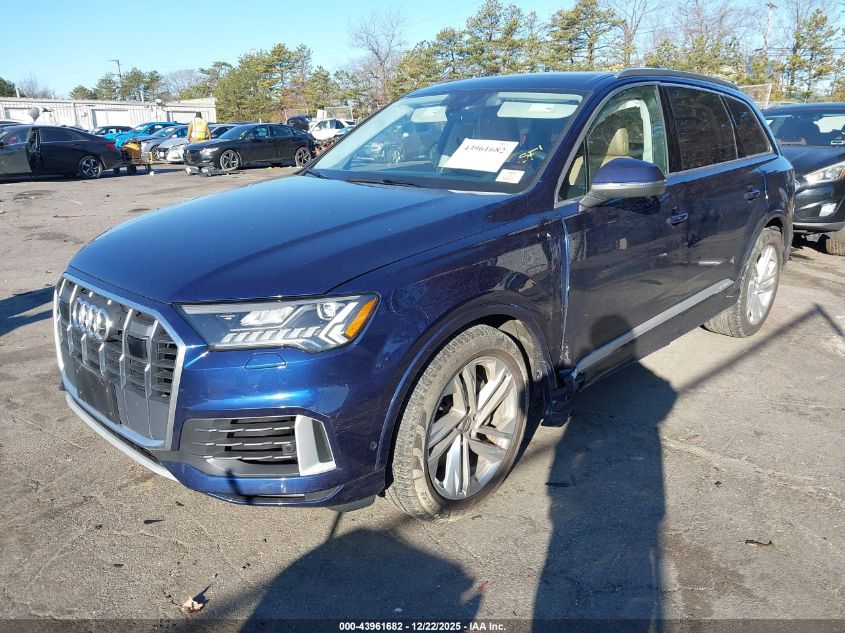 2020 Audi Q7 Prestige 55 Tfsi Quattro Tiptronic VIN: WA1VXBF78LD007741 Lot: 43961682