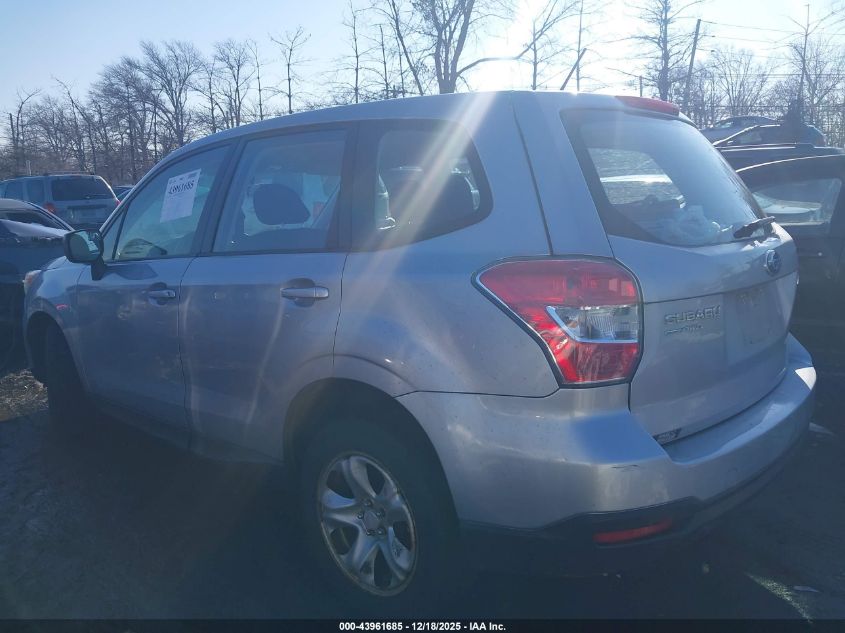 2014 Subaru Forester 2.5I VIN: JF2SJAACXEH420749 Lot: 43961685