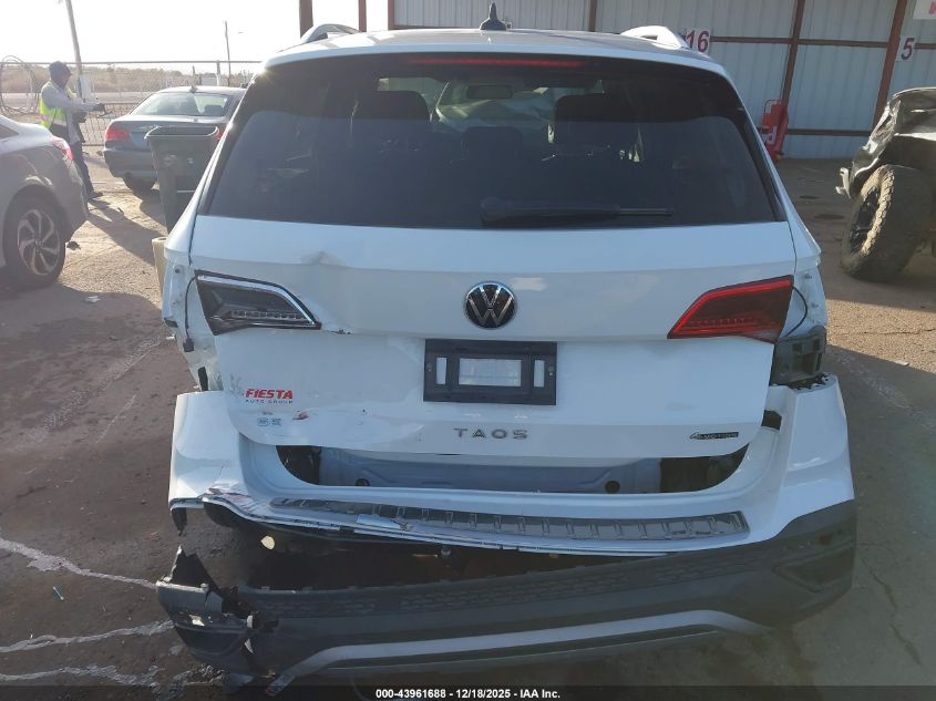 2022 Volkswagen Taos 1.5T Se VIN: 3VVLX7B25NM076772 Lot: 43961688